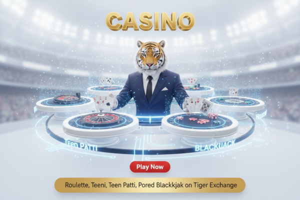 Live casino on Tigerexch — Roulette, Teen Patti, Blackjack